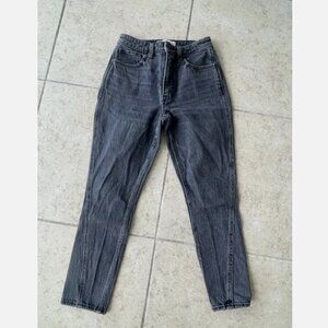 Abercrombie Women's Skinny High Rise Jeans Curve Love 26 2S Gray Black NWOT